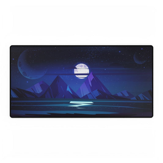 Cozy Beyond Horizon Moon Inspired Desk Mat | Cozy Mouse Pad | Perfect Desk Accessory